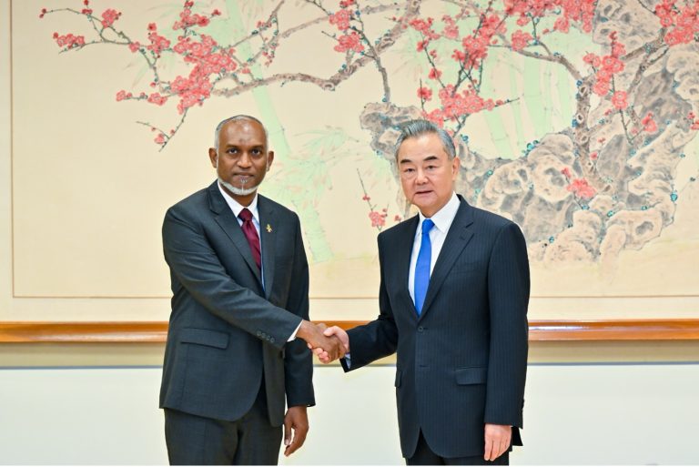 The President meets with Chinese Head of Delegation to UNGA 79, Minister of Foreign Affairs