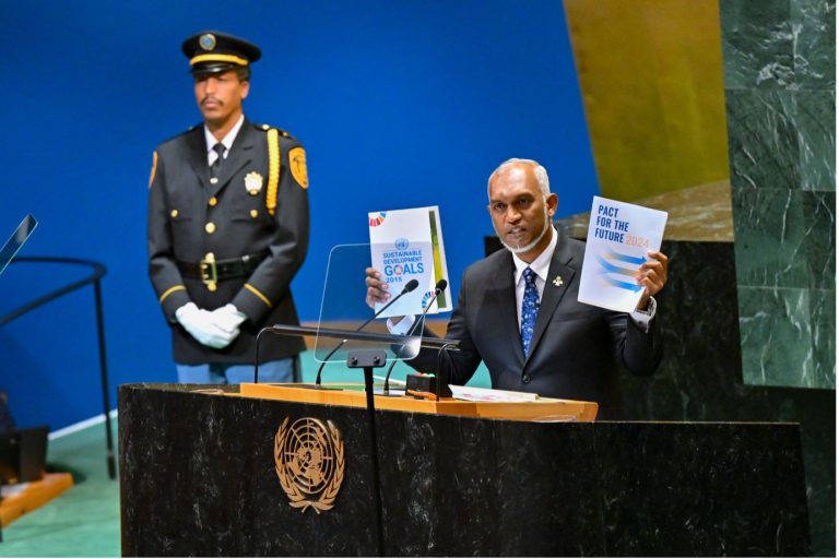 President delivers General Debate Statement at UNGA 79: President Dr Muizzu calls for global action on climate change and sustainability at UNGA 79