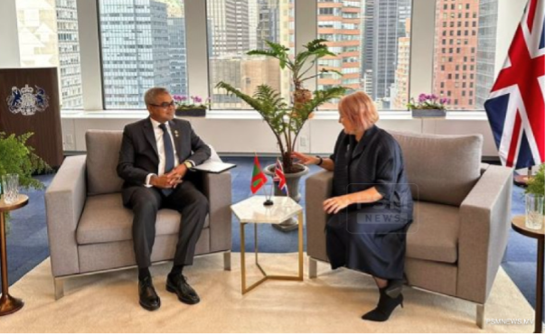 Maldives discuss assistance in environment and energy sector with UK