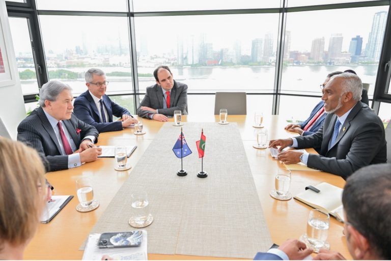 The President meets with the Deputy Prime Minister, Minister of Foreign Affairs and Minister of Racing of New Zealand, Head of Delegation to UNGA 79 on the sidelines of UNGA 79