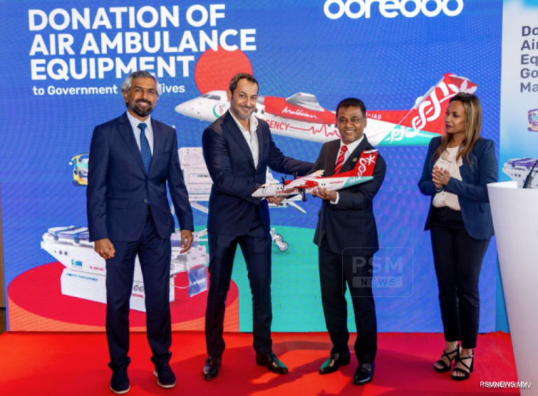 Ooredoo gifts equipment required to provide air ambulance services