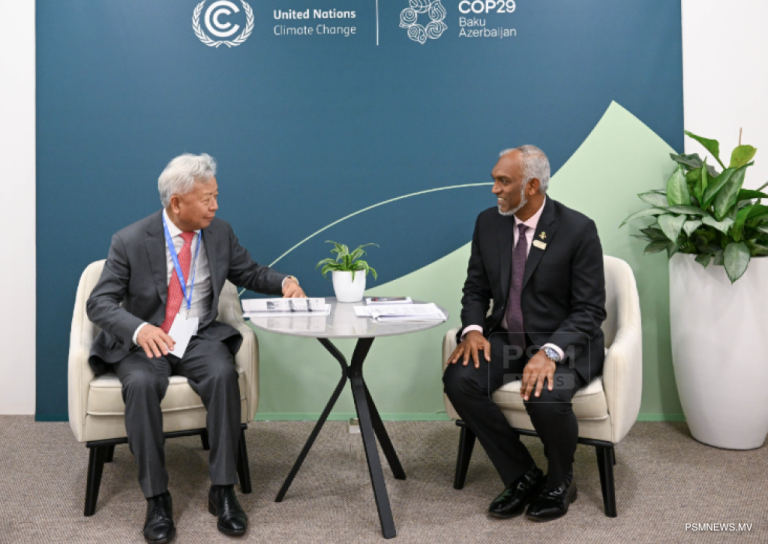 Maldives and AIIB discuss sustainable development and building resilience