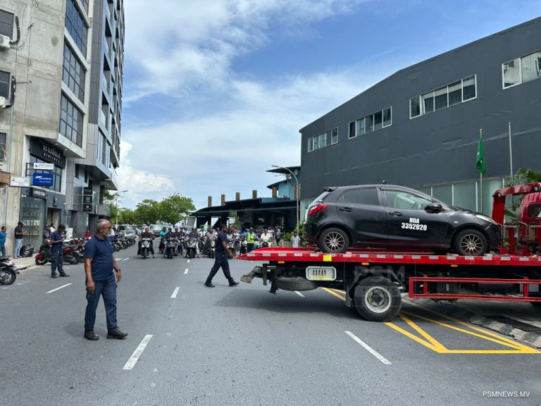 Police Steps Up Efforts to Tackle Illegal Parking in Male’ City