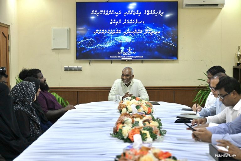 President Addresses Dhihdhoo’s Development Priorities