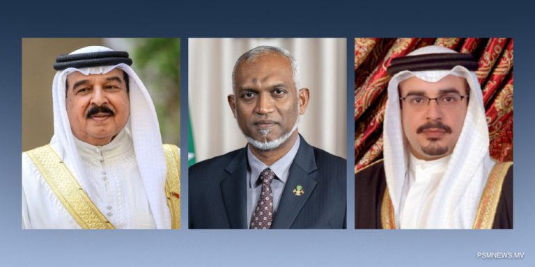 President Expresses Confidence in Strengthening Maldives-Bahrain Relations